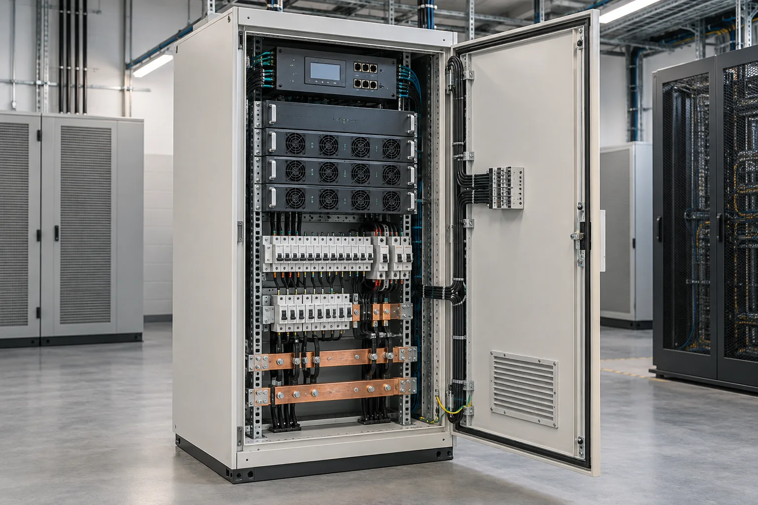 Open 48 volt telecom DC power system