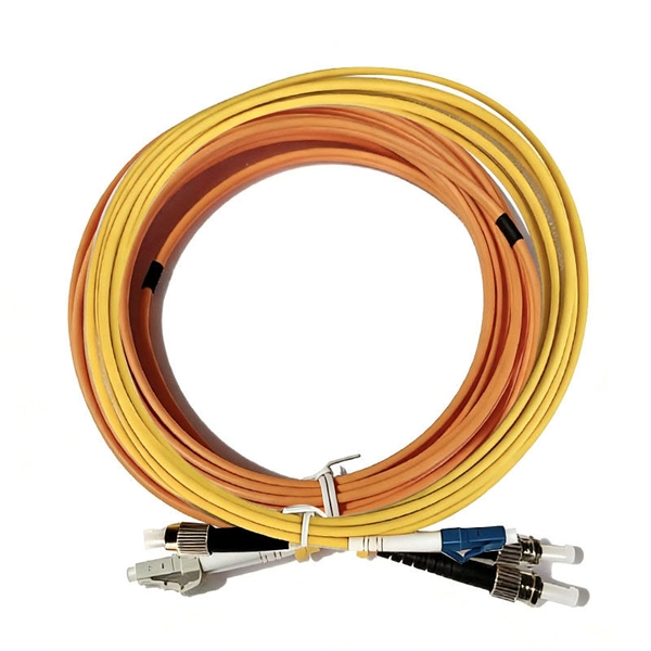 How to connect fiber optic cables to the patch panel 