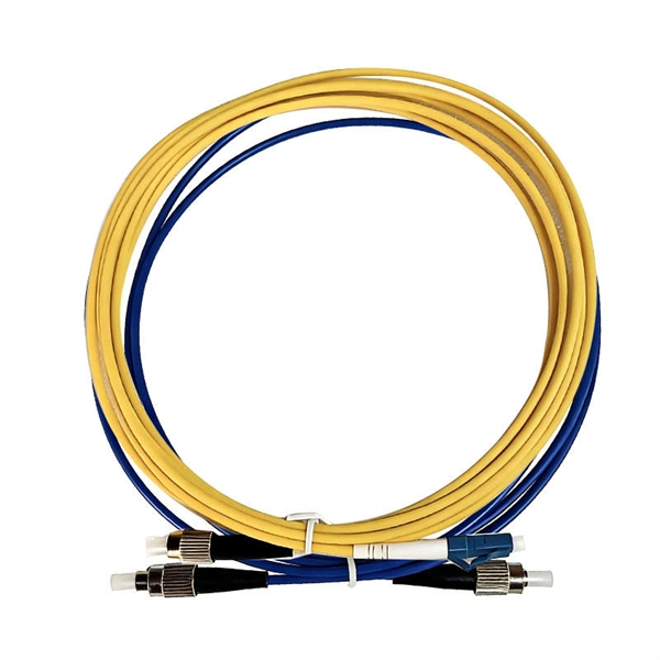 Is the patch cord a fiber optic cable or an electrical wire 