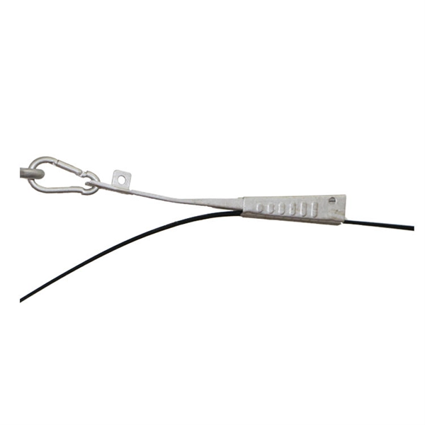 How to secure the cables in the cable tray 