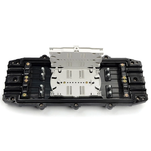 Rainproof distribution box with guide rail installation