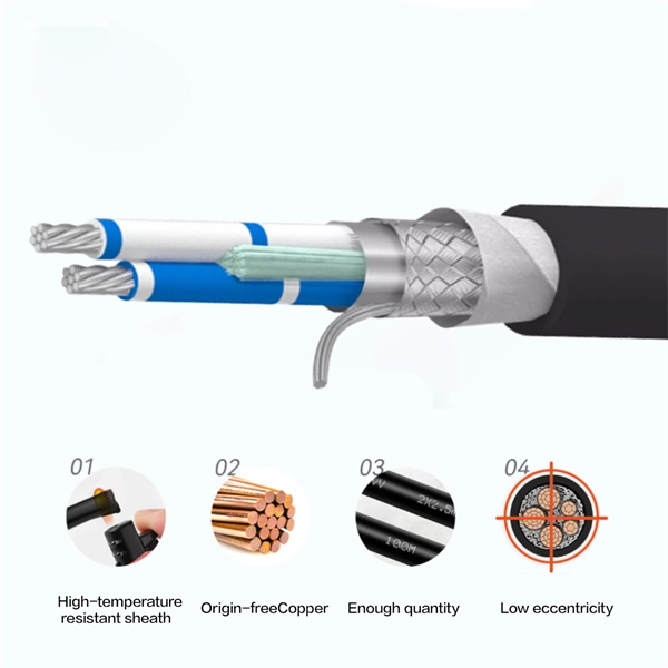 8-core single-layer optical cable model