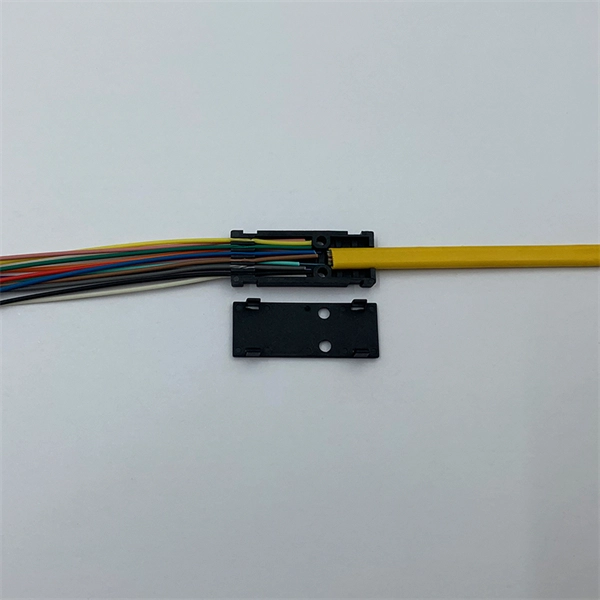 How are outdoor fiber optic cables installed inside buildings