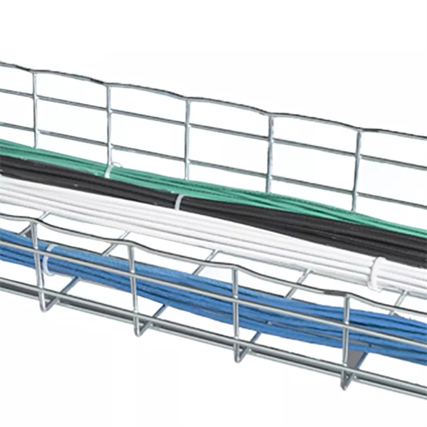 Zinc-plated cable trays for low-voltage electrical systems