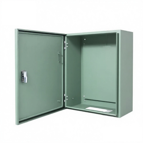 Gemplate junction box for fiber optic cable poles