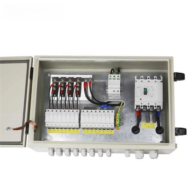 Incoming line connection method for explosion-proof distribution box